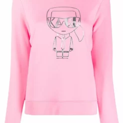 Karl Lagerfeld K/Ikonic logo-print sweatshirt