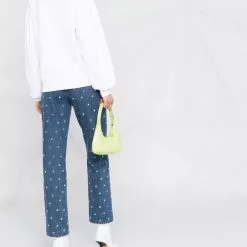 Karl Lagerfeld puff-sleeved sweatshirt