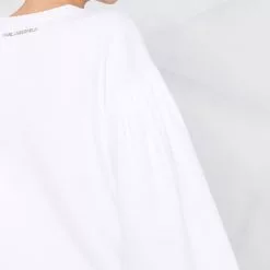 Karl Lagerfeld puff-sleeved sweatshirt