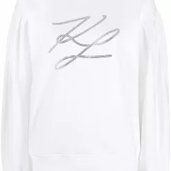 Karl Lagerfeld puff-sleeved sweatshirt