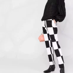 Karl Lagerfeld tweed-panel hoodie