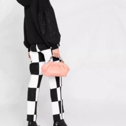 Karl Lagerfeld tweed-panel hoodie