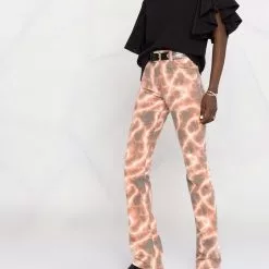 Karl Lagerfeld taffeta ruffle sleeve T-shirt