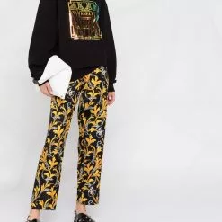 Karl Lagerfeld Art Deco logo-print sweatshirt