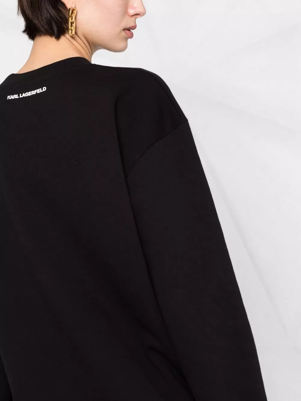 Karl Lagerfeld Art Deco logo-print sweatshirt