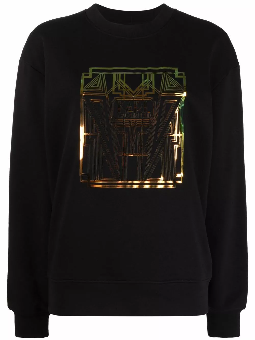 Karl Lagerfeld Art Deco logo-print sweatshirt