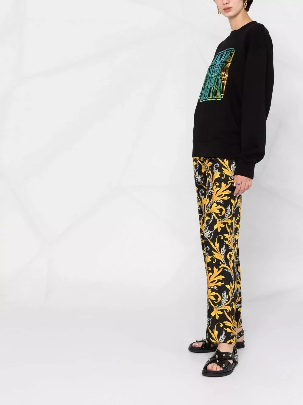 Karl Lagerfeld Art Deco logo-print sweatshirt