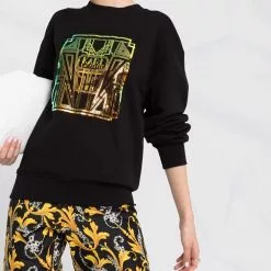 Karl Lagerfeld Art Deco logo-print sweatshirt