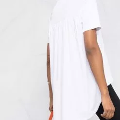 Karl Lagerfeld cotton high-low hem T-shirt