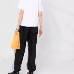 Karl Lagerfeld striped logo-tape T-shirt