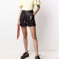 Karl Lagerfeld logo poplin-sleeve T-shirt