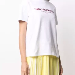 Karl Lagerfeld address logo-print T-shirt
