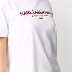 Karl Lagerfeld address logo-print T-shirt