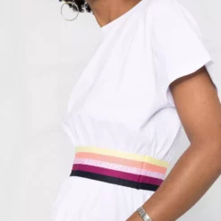 Karl Lagerfeld rib-insert cotton T-shirt