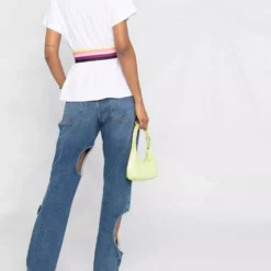 Karl Lagerfeld rib-insert cotton T-shirt