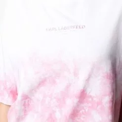 Karl Lagerfeld tie-dye cotton T-shirt