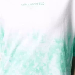 Karl Lagerfeld tie-dye logo-print T-shirt