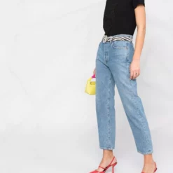 Karl Lagerfeld embroidered-profile T-shirt