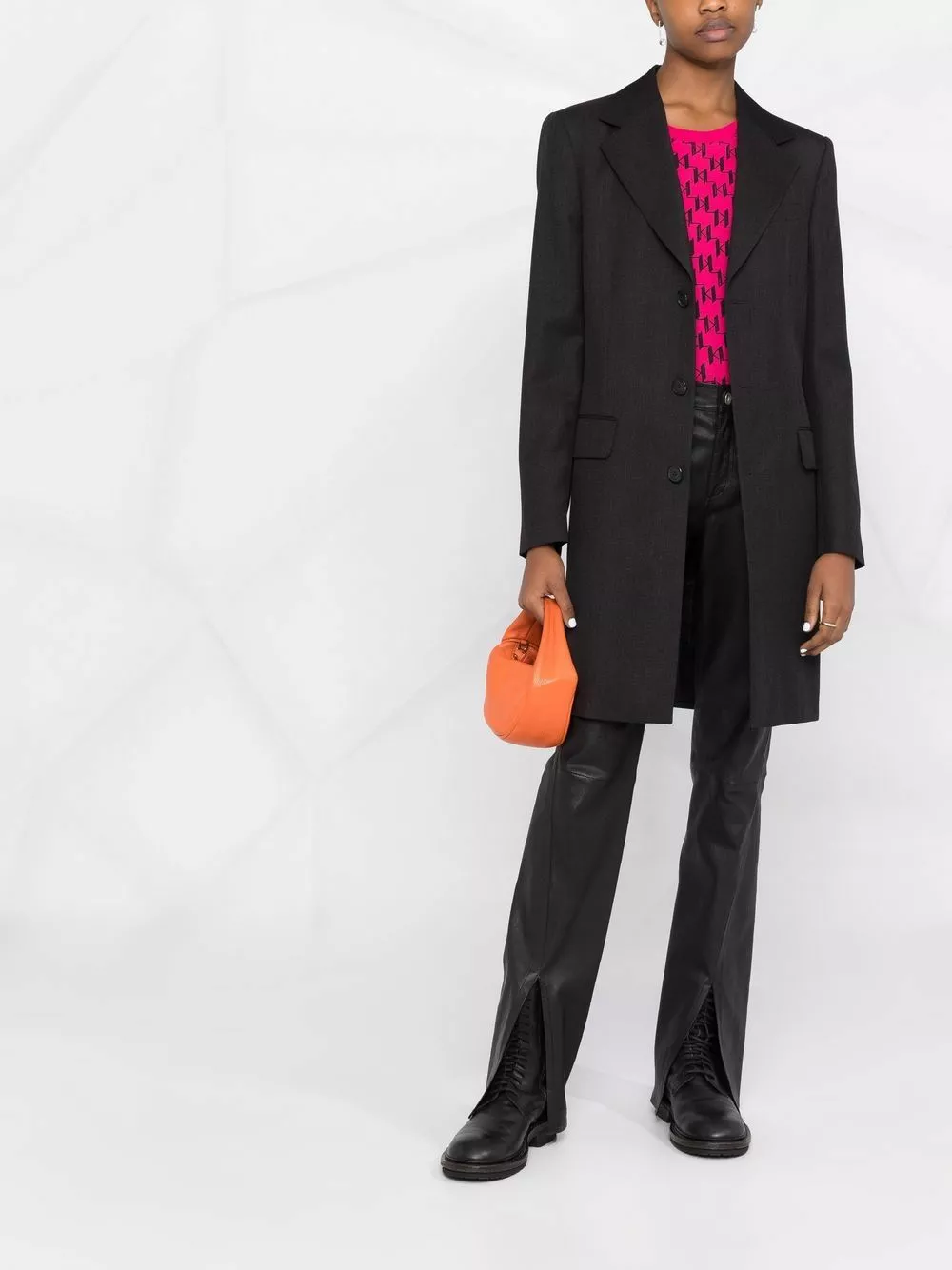 Karl Lagerfeld monogram-print T-shirt