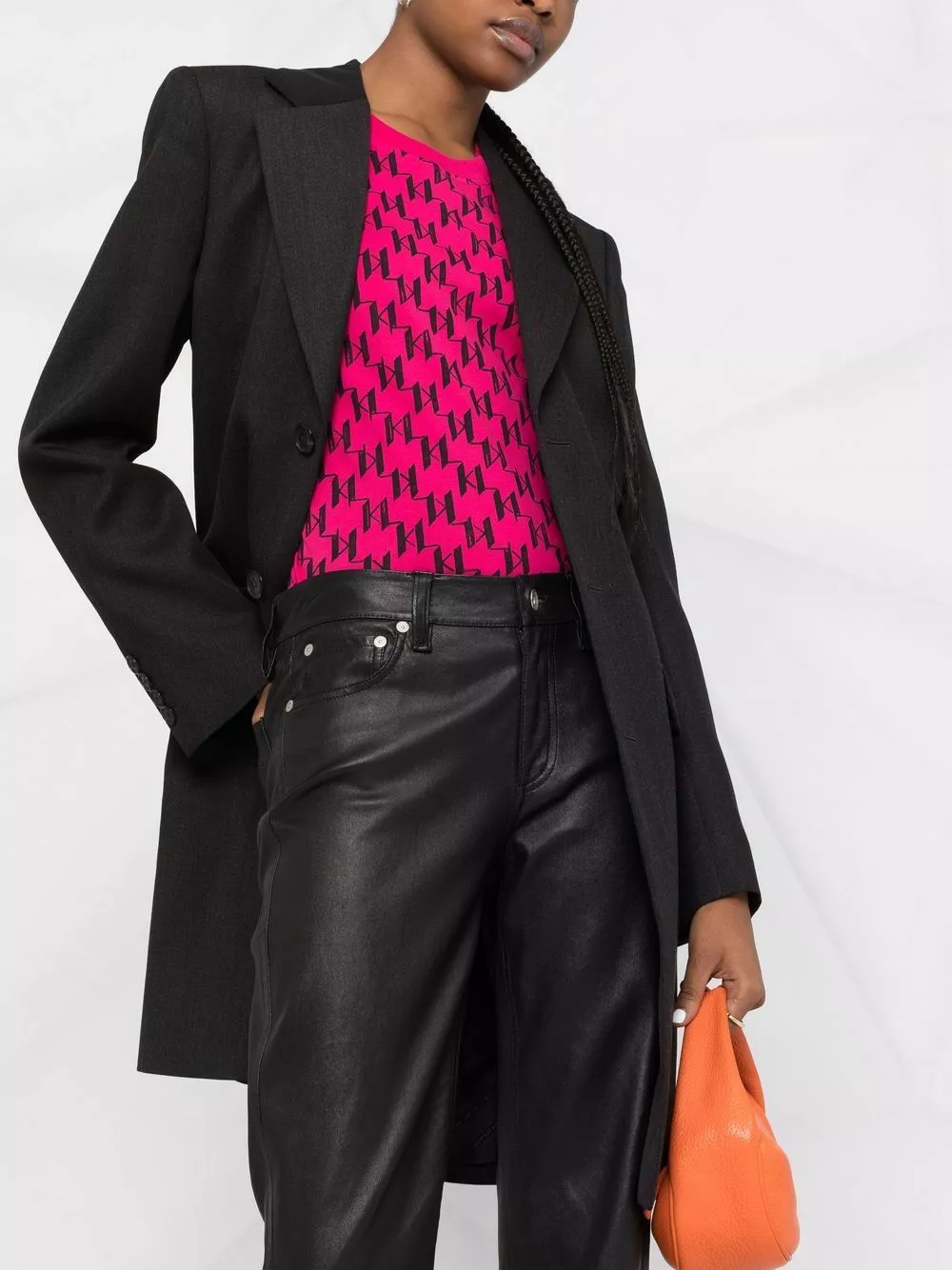 Karl Lagerfeld monogram-print T-shirt