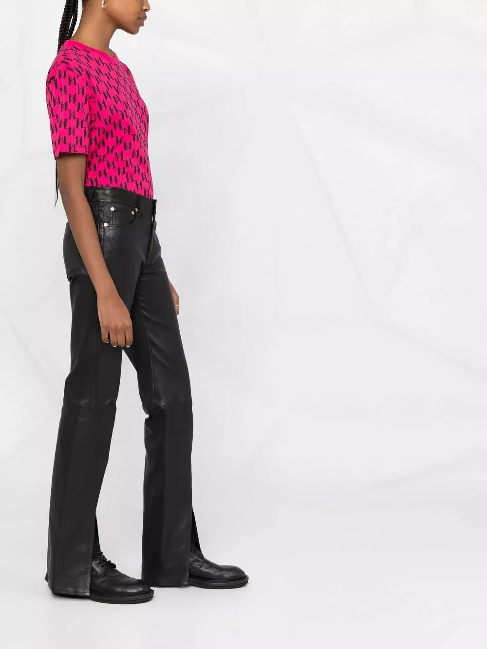 Karl Lagerfeld monogram-print T-shirt