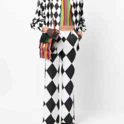 Karl Lagerfeld x Kenneth Ize Diamond step-hem shirt