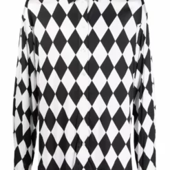 Karl Lagerfeld x Kenneth Ize Diamond step-hem shirt