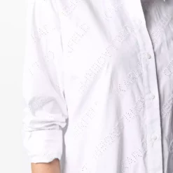 Karl Lagerfeld embroidered-logo shirt