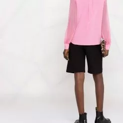 Karl Lagerfeld button sleeve fluid shirt