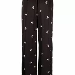 Karl Lagerfeld all-over logo pyjama trousers