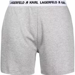 Karl Lagerfeld logo-embroidered pyjama shorts