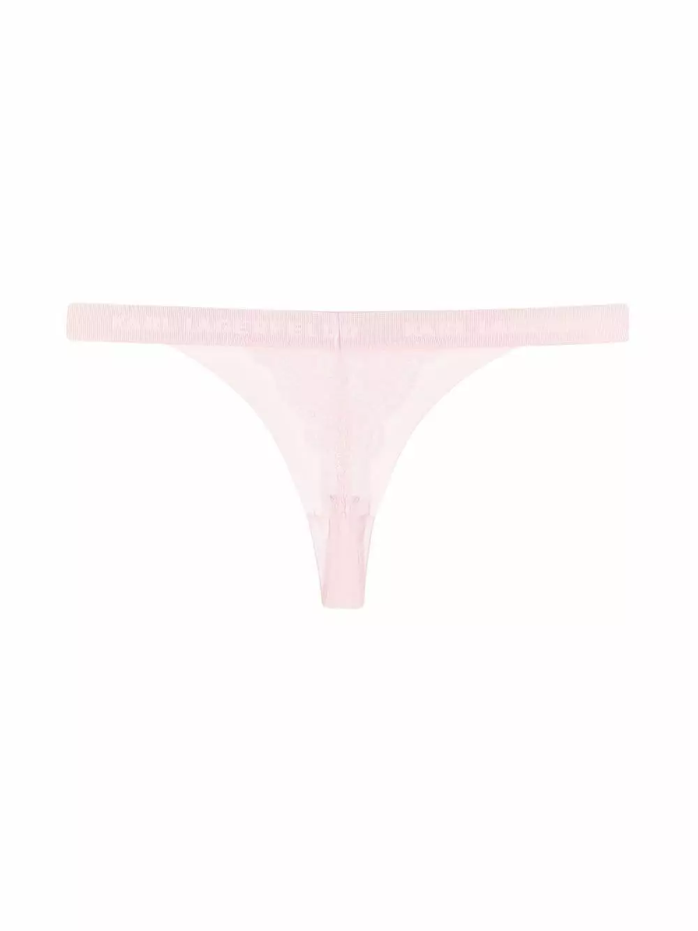 Karl Lagerfeld logo-waist thong