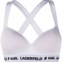 Karl Lagerfeld padded jersey bra