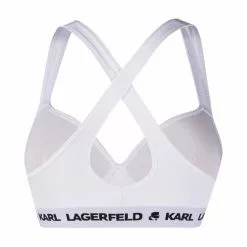Karl Lagerfeld padded jersey bra