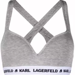 Karl Lagerfeld logo-underband padded bra