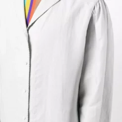 Karl Lagerfeld x Kenneth Ize linen tunic shirt