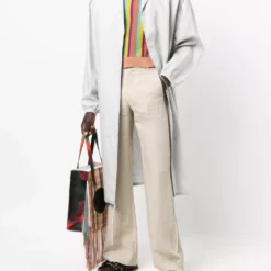 Karl Lagerfeld x Kenneth Ize linen tunic shirt