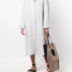 Karl Lagerfeld x Kenneth Ize linen tunic shirt