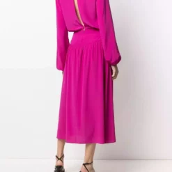 Karl Lagerfeld fitted-waist midi dress