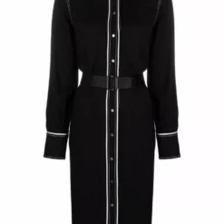 Karl Lagerfeld contrast-tape shirt dress