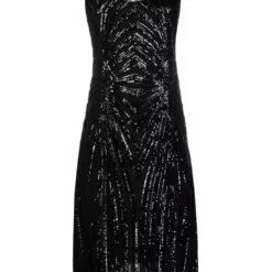 Karl Lagerfeld sequin-embellished flared dress