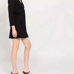 Karl Lagerfeld double-breasted V-neck dress