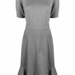 Karl Lagerfeld peplum-hem jersey dress