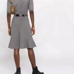 Karl Lagerfeld peplum-hem jersey dress