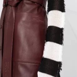 Karl Lagerfeld sleeveless leather dress