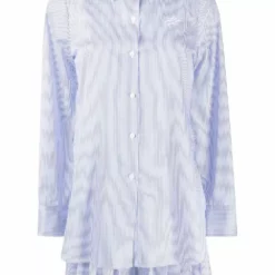 Karl Lagerfeld pinstripe layered playsuit