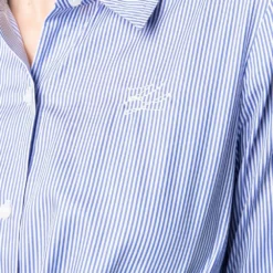 Karl Lagerfeld pinstripe layered playsuit