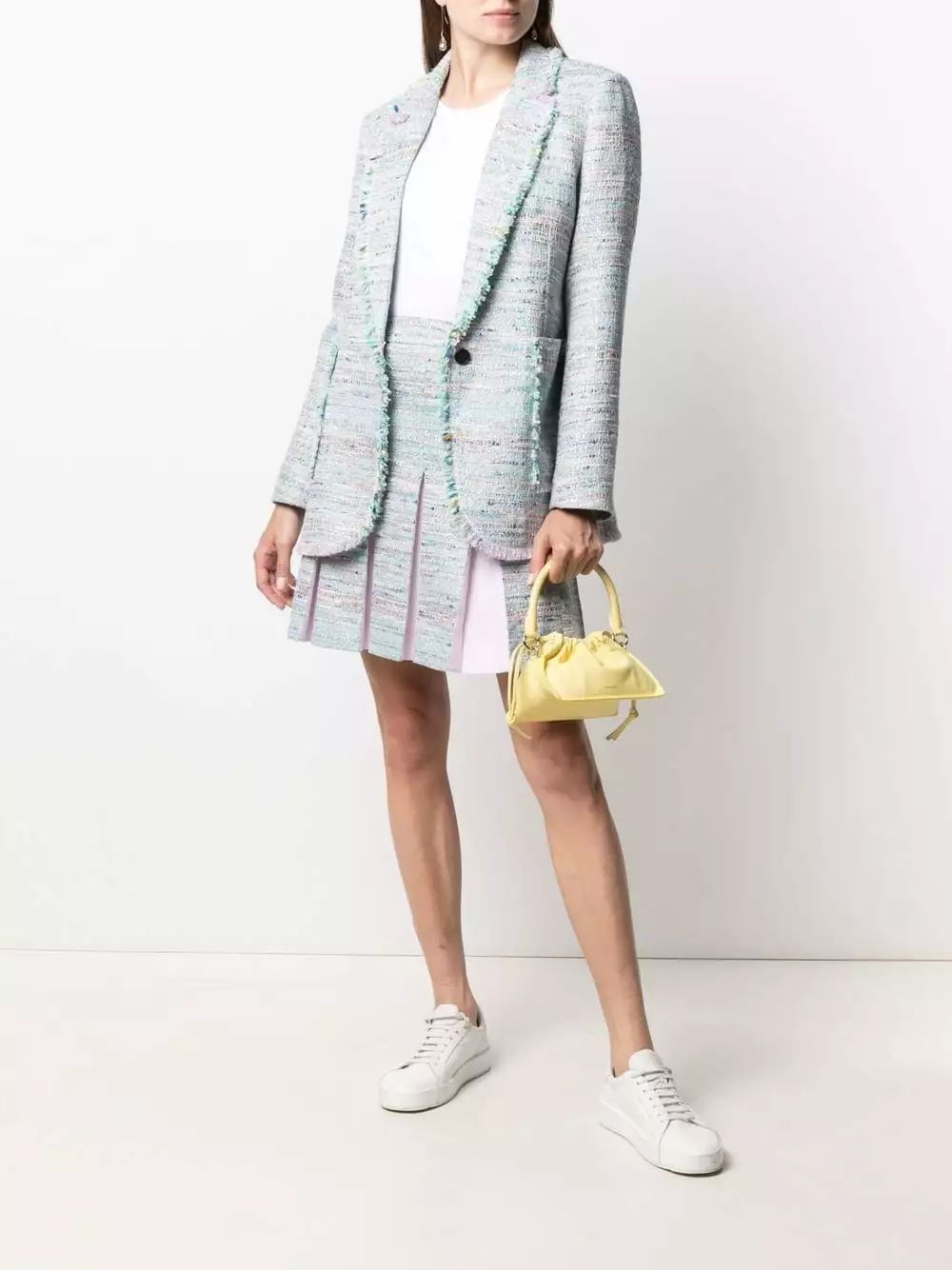Karl Lagerfeld tweed-boucle jacket