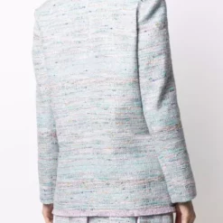 Karl Lagerfeld tweed-boucle jacket