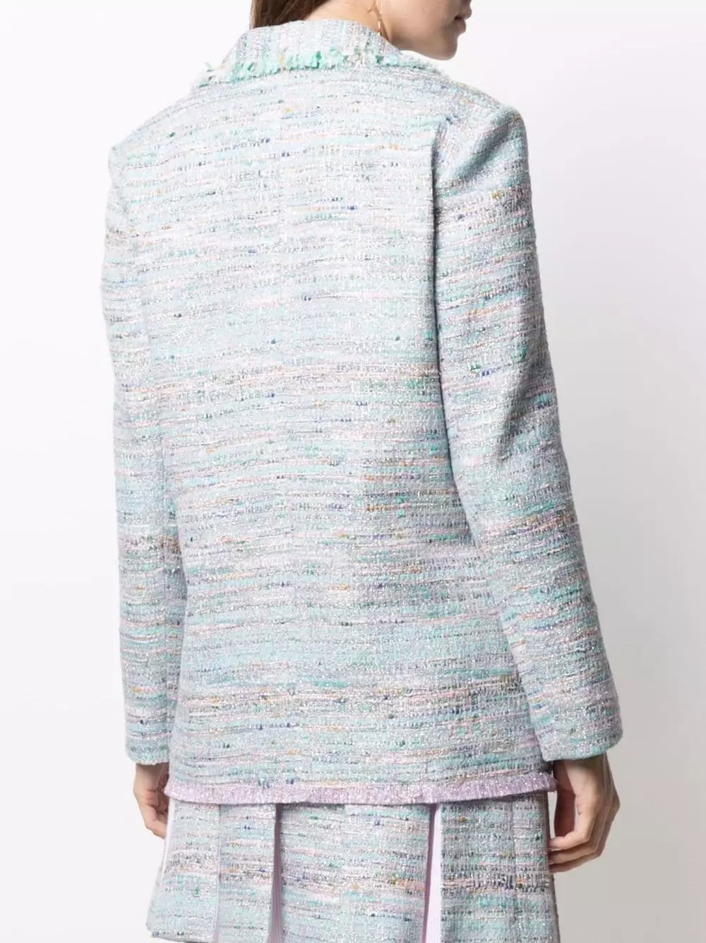 Karl Lagerfeld tweed-boucle jacket
